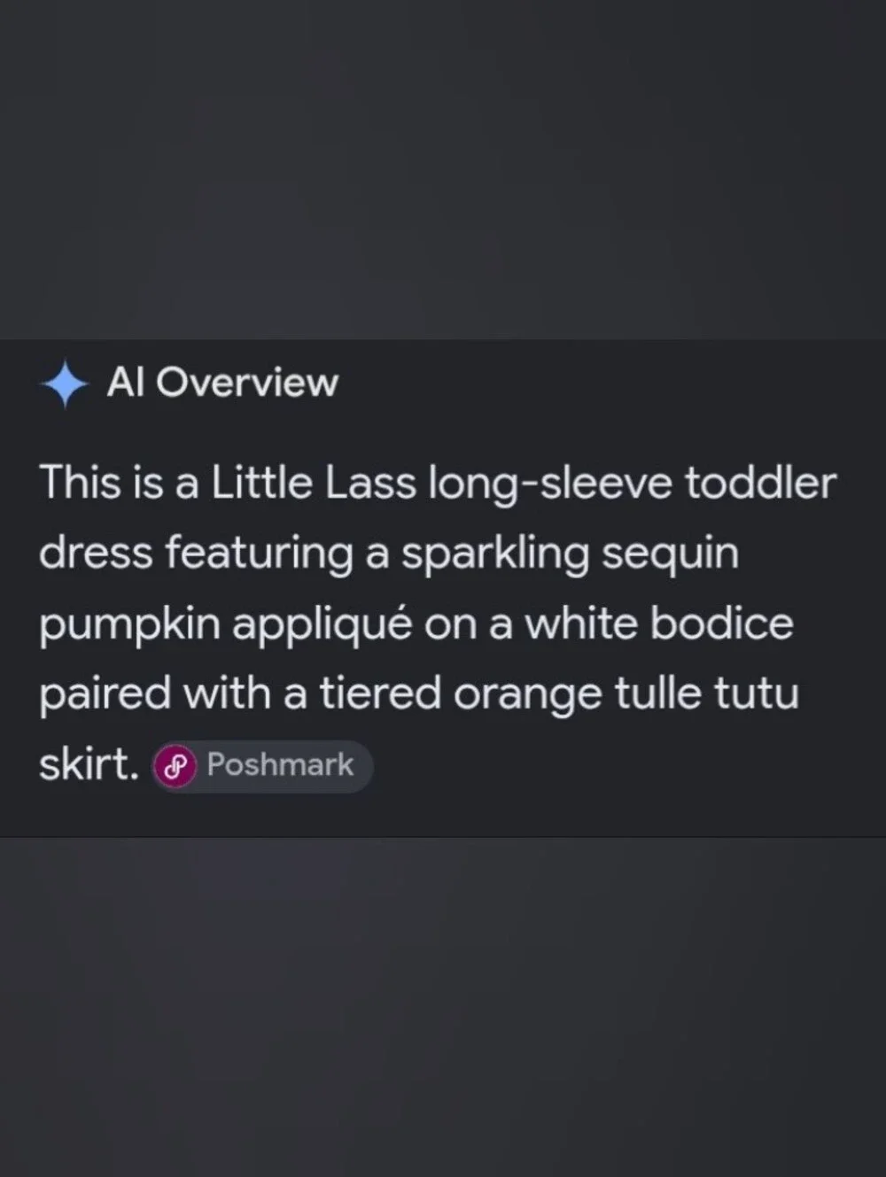 Little Lass 3T Orange Pumpkin Tutu Sparkly Dress Halloween Costume Fall Party